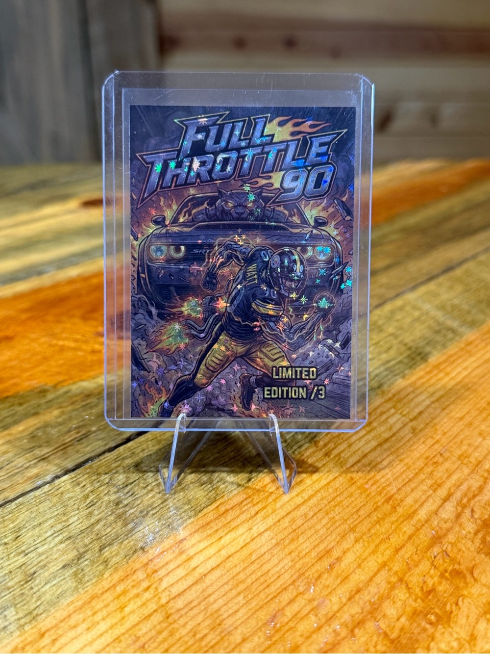 T.J. Watt Full Throttle Limited Edition /3 Card